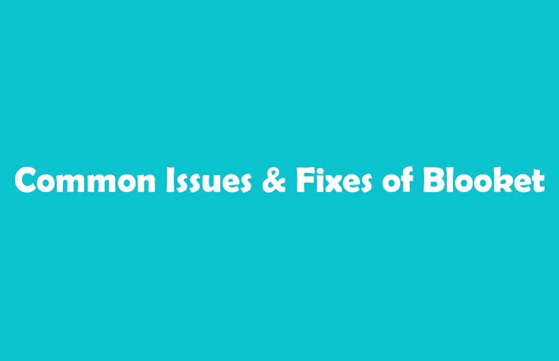 Common Issues & Fixes of Blooket